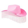 Way To Celebrate Pink Cowboy Hat with White Fringe – 1 Piece Kids Costume Accessory