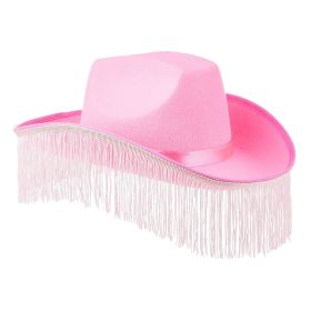 Way To Celebrate Pink Cowboy Hat with White Fringe – 1 Piece Kids Costume Accessory