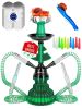 Green Hookah set with everything Hookah Set 2 Hose Hookah LilOne