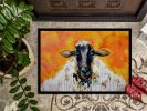 NEW Peach Wool Sheep Doormat Front Door Mat Indoor Outdoor Rugs for Entryway, Non Slip Washable Low Pile, 18H X 27W