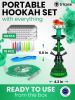 Green Hookah set with everything Hookah Set 2 Hose Hookah LilOne