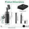 3 In 1 Golf Club Cleaning Kit Golf Club Cleaner Brush with 5Oz Water Bottle Retractable Clip Groove Sharpener Golf Towel Gift for Golfers